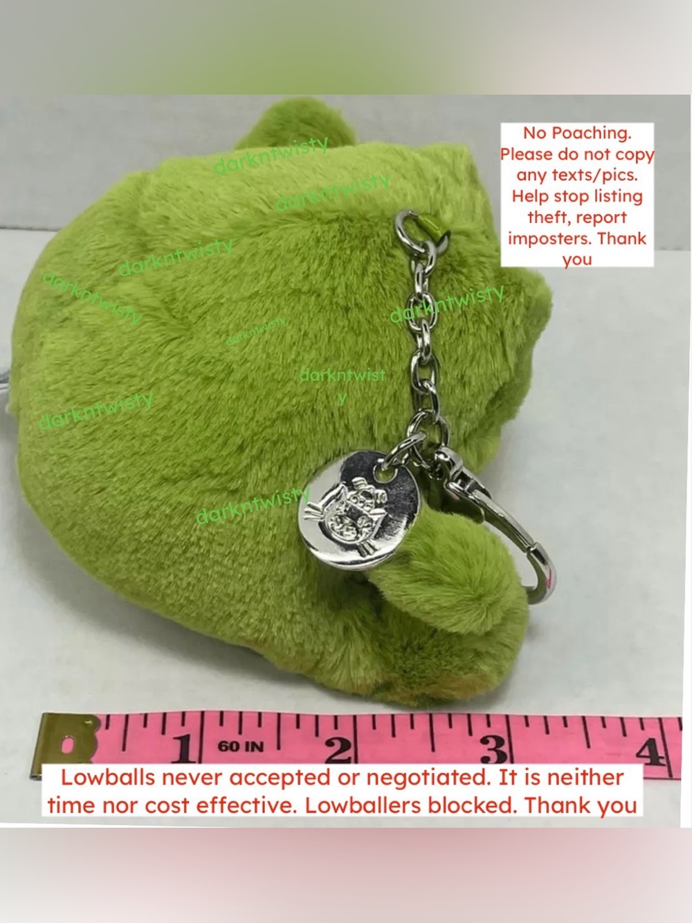 Jellycat Ricky Rain Frog Bag Charm BNWT*** - Picture 3 of 6